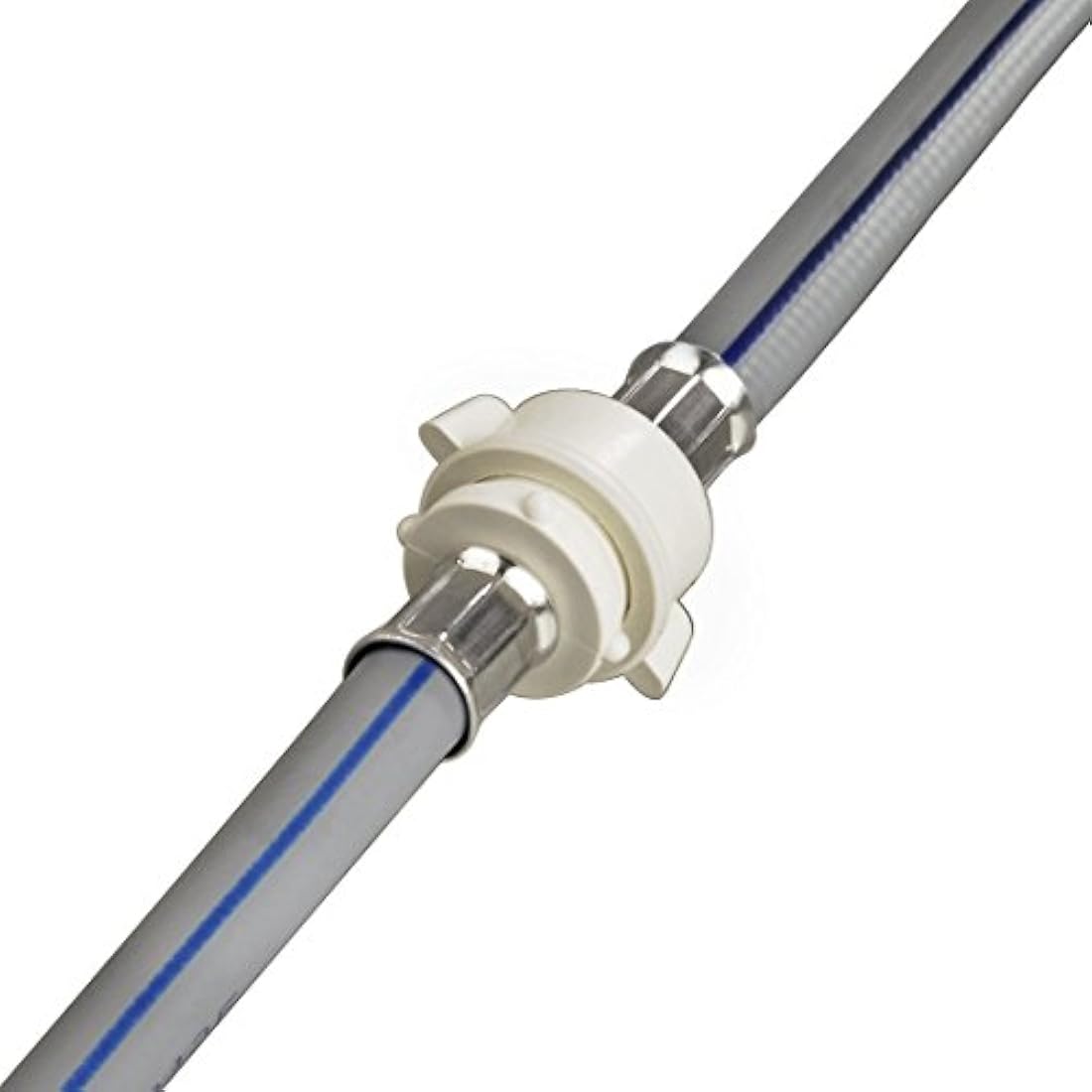 Xavax Extension for Washing Machine and Dishwasher Hose | Cold Water Inlet Hose | 2.5 m, Grey, 1 - Pack