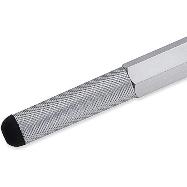 Rotring 800+ Mechanical Pencil With Touchscreen Stylus - 0.7mm - Unique Twist & Click Action - Silver Metal Barrel - Gift Boxed