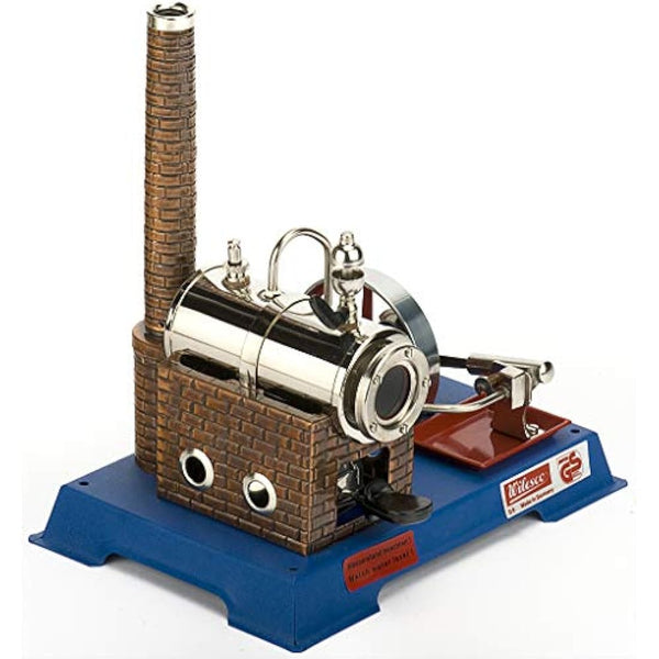 Wilesco Steam Engine D6, Diameter 45 mm, Length 100 mm, Finished Model, Classic