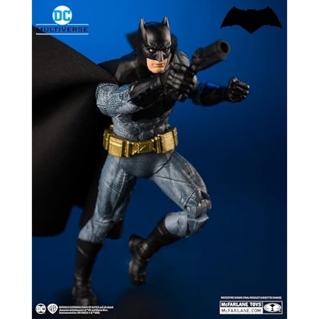 McFarlane Toys DC Multiverse Batman (Batman v Superman: Dawn of Justice) 7" Inch Action Figure – Incredibly Detailed Collectible Based on the DC Multiverse – Ideal for Fans and Collectors