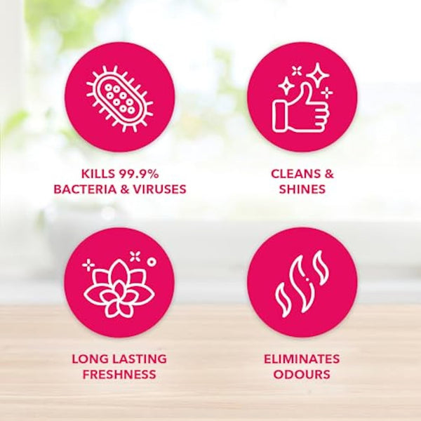 Fabulosa Multi Purpose Antibacterial Spotless Kitchen Cleaner Disinfectant Trigger Spray with Lasting Fragrance, 9 Pack, 500ml, Winter Angel (Packaging may vary)