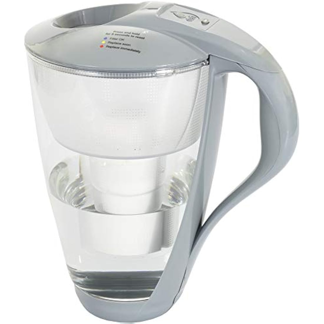 Glass Water Filter Dafi Crystal Classic 2.0 L with 1 Filter Cartridge Graphite