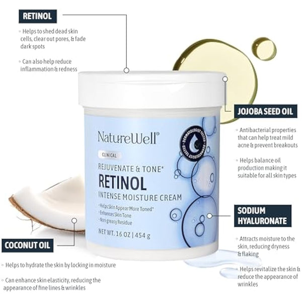 Nature Well Clinical Retinol Advanced Moisture Cream (16 oz.)