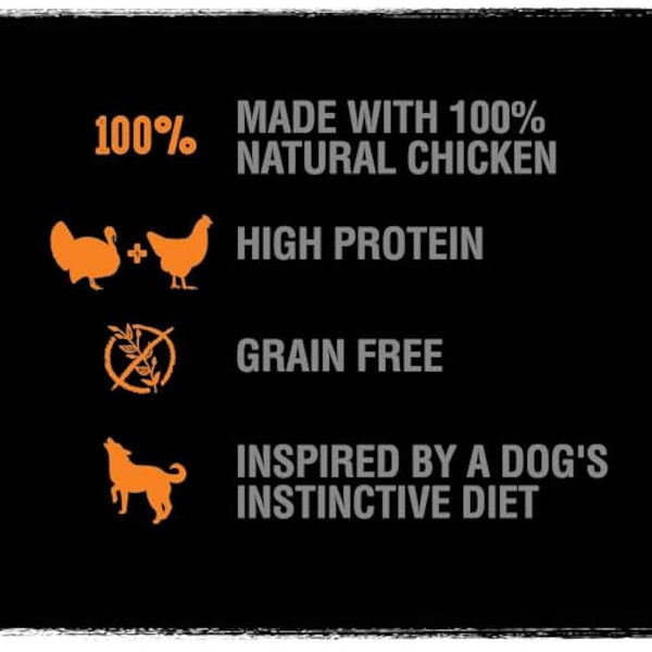 Crave Turkey & Chicken 7 kg Bag, Premium Adult Dry Dog Food with high Protein, Grain-free