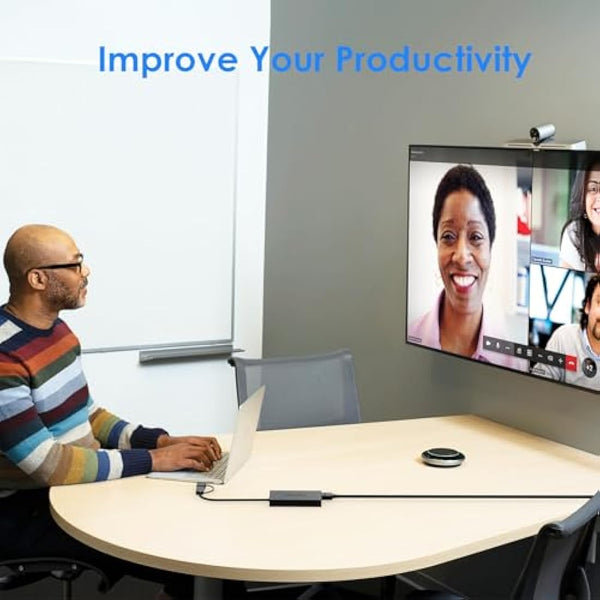 WAVLINK USB 3.0/C to Dual HDMI Splitter for Extended Display, Displaylink Adapter 4K 60Hz for Apple Mac M1/M2/M3 or Windows 10/11