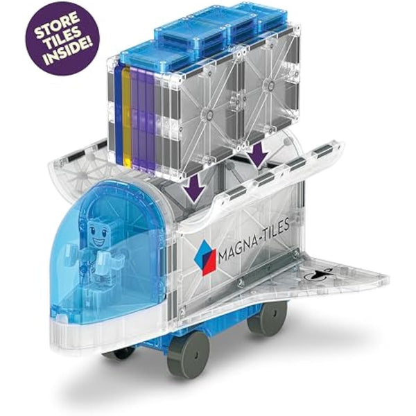Magna-Tiles Space 32-Piece Magnetic Construction Set, The Original Magnetic Building Brand