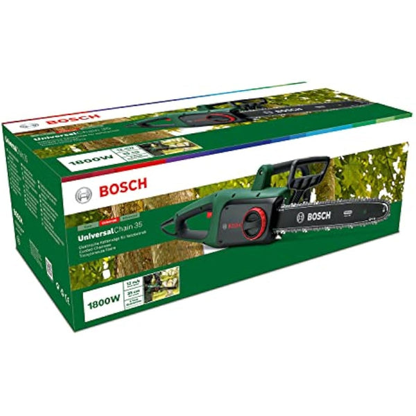 Bosch Chainsaw UniversalChain 35 (1800 W, Weight: 4.2 kg, Chain Speed: 12 m/s, in Carton Packaging)