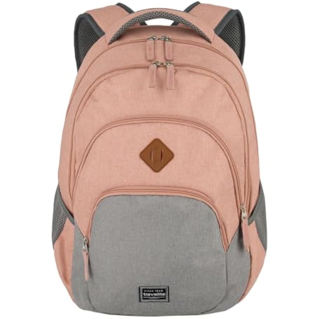 travelite hand luggage backpack, laptop backpack 15.6 inch, BASICS, daypack, daypack with many compartments, 45 cm, 22 liters