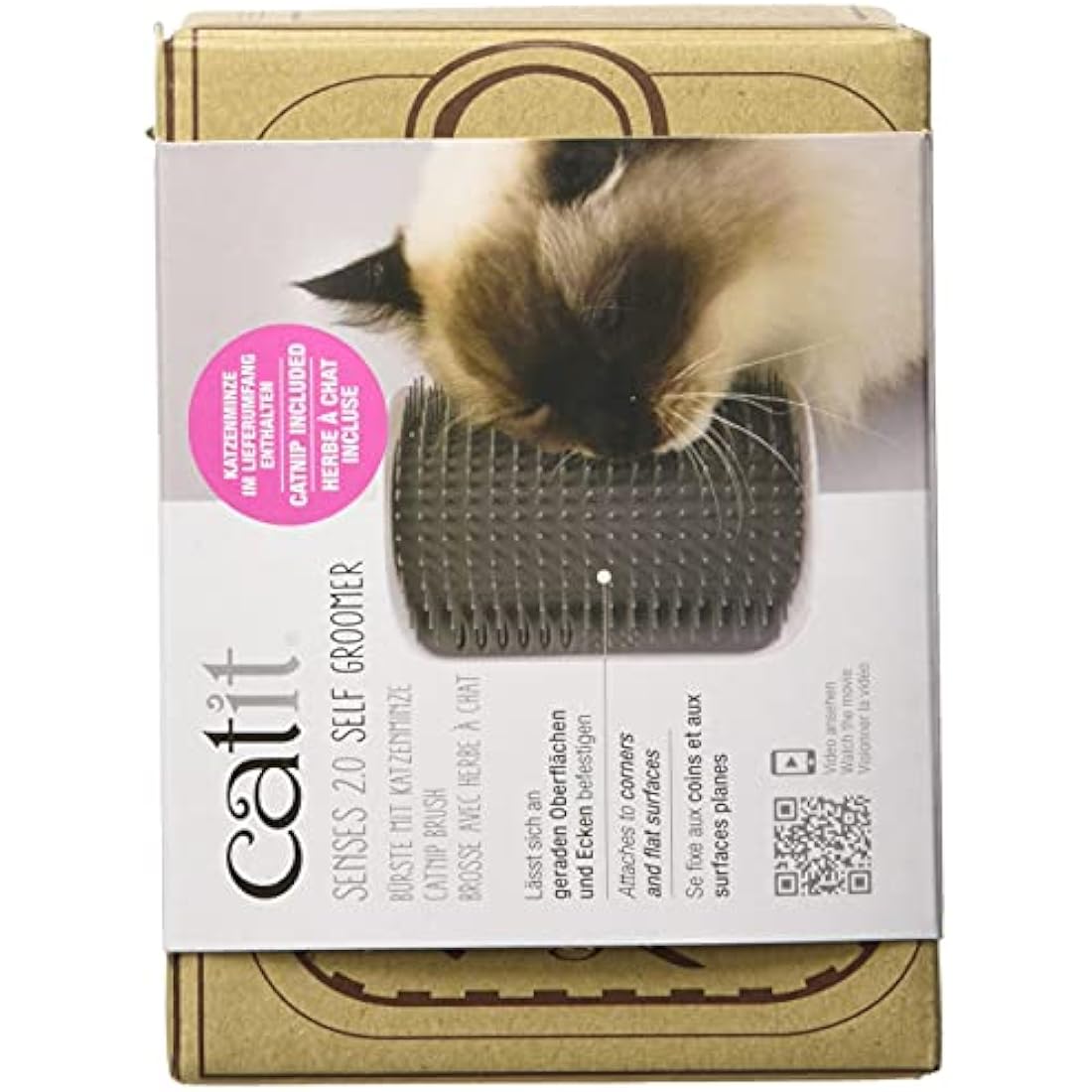 Catit Senses Self Groomer,GRAY, 2.0