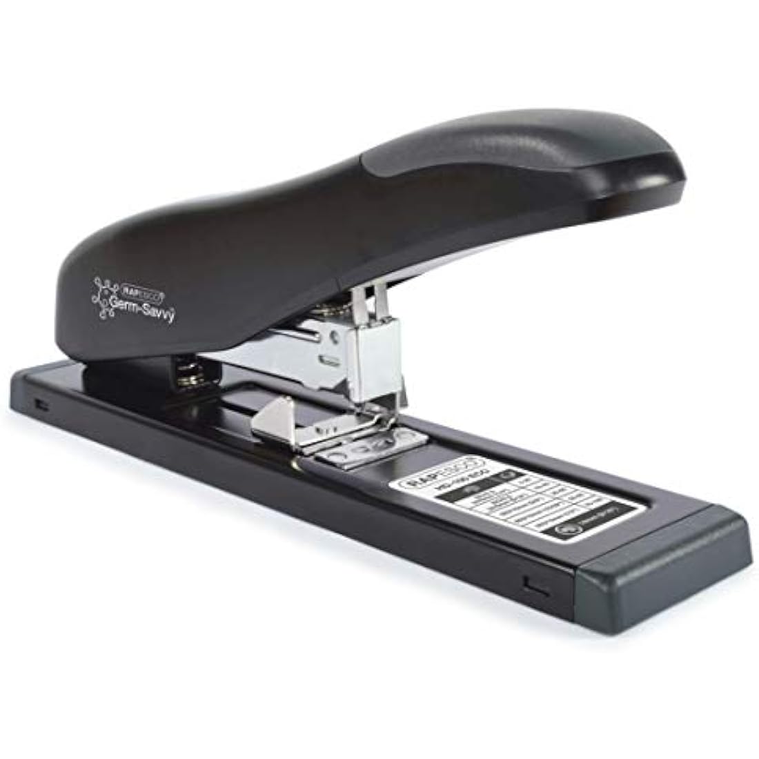Rapesco 1276 ECO HD-100 Heavy Duty Stapler, 100 Sheet Capacity, Black