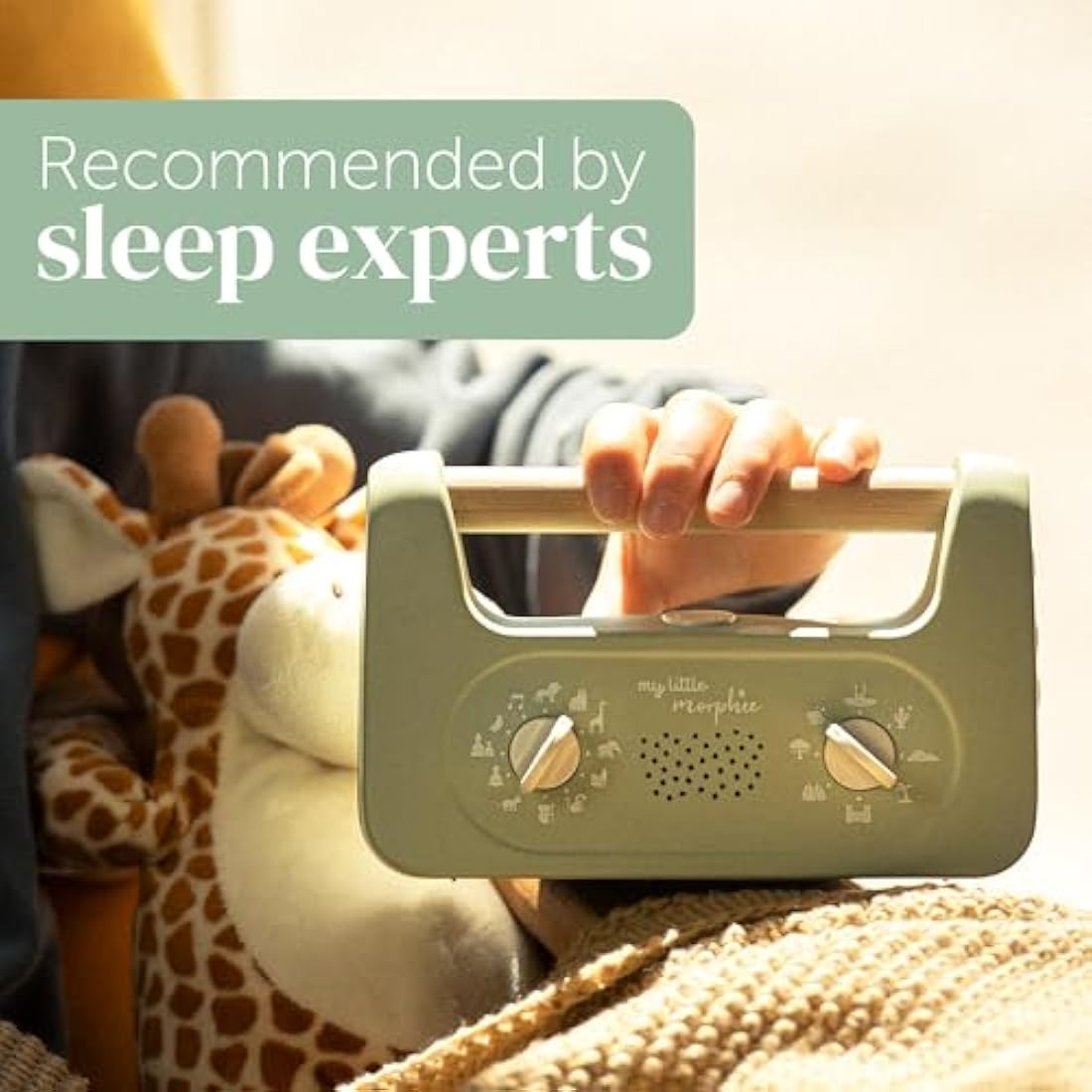 My Little Morphee Sleep Aid for Children 3-10 Years – 192 Soothing Stories, Meditation Sessions, Music & Nature Sleep Sounds – Sleep Meditation Fall Asleep Fast Portable Sound Machine Kids-Friendly