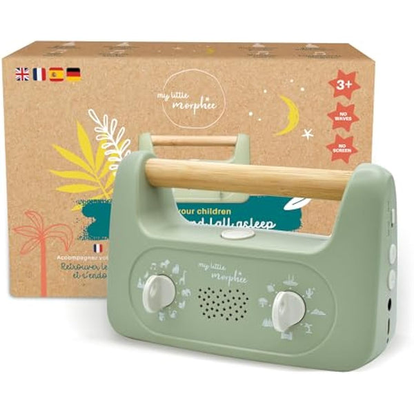 My Little Morphee Sleep Aid for Children 3-10 Years – 192 Soothing Stories, Meditation Sessions, Music & Nature Sleep Sounds – Sleep Meditation Fall Asleep Fast Portable Sound Machine Kids-Friendly