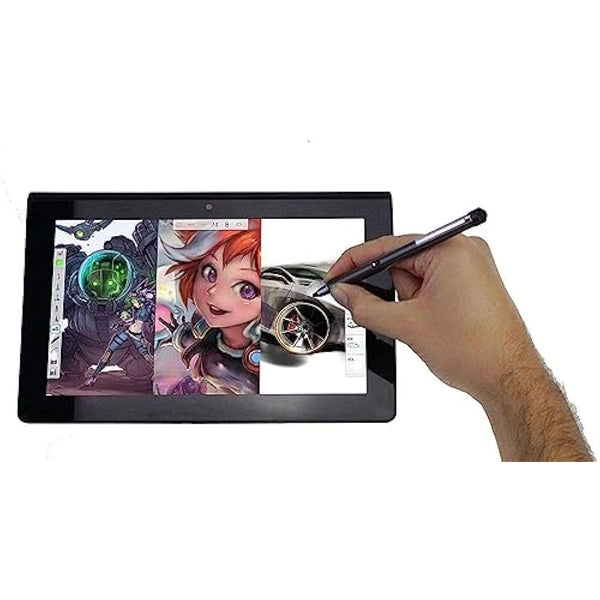 Broonel Silver Fine Point Digital Active Stylus Pen - Compatible With Nokia T20 Android 11 4G LTE 10.36" Tablet