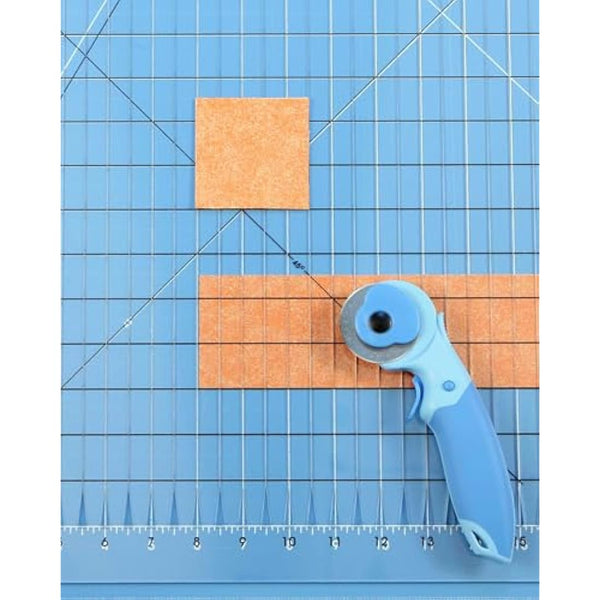 June Tailor Shape Plus Slotted Rotary Cutting Ruler, by The Yard