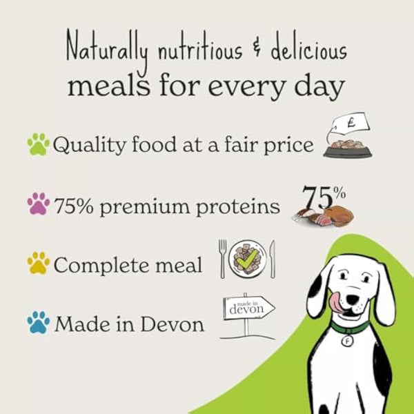 Forthglade Wet Dog Food (18 x 395g Trays) - Wholegrain & Hypoallergenic Dog Food, Ocean Fish with Vegetables and Brown Rice, Adult Stomach Sensitive Meals with Natural Ingredients