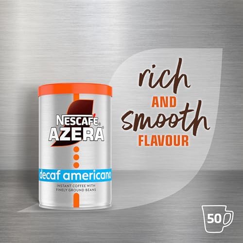 NESCAFÉ Azera Americano Decaff Instant Coffee 90g (Pack of 6) (Packing May Vary)