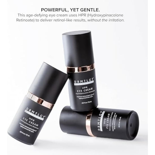 DRMTLGY HPR Eye Cream - Retinoid Under Eye Cream for Under Eyes, 0.5 fl oz
