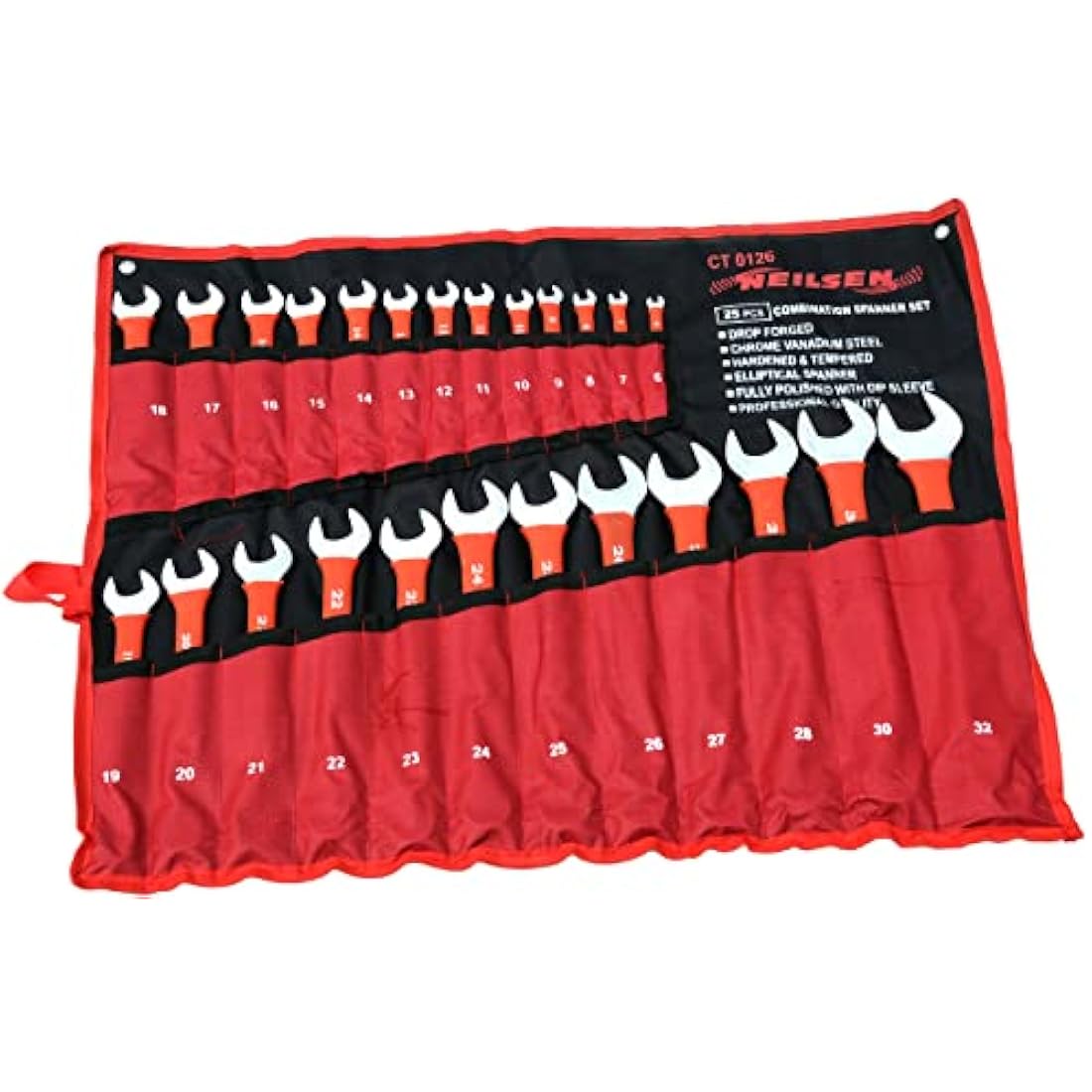 Neilsen CT0126 6-32 mm Combination Spanner Set - (25-Piece)