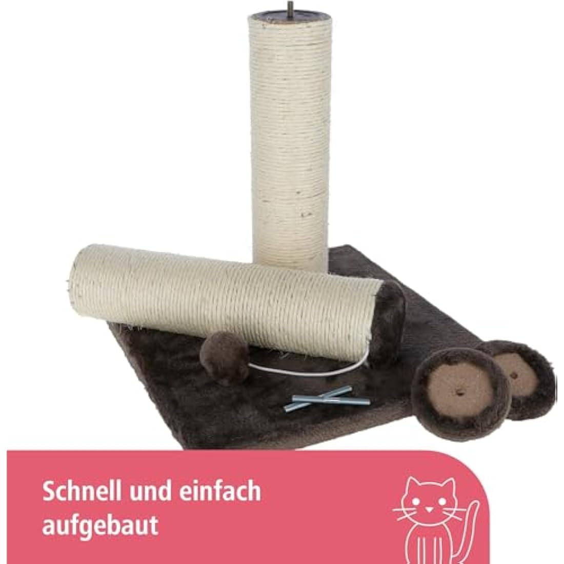 Kerbl Cat Opal Maxi Scratching Post, 39 x 39 x 78 cm