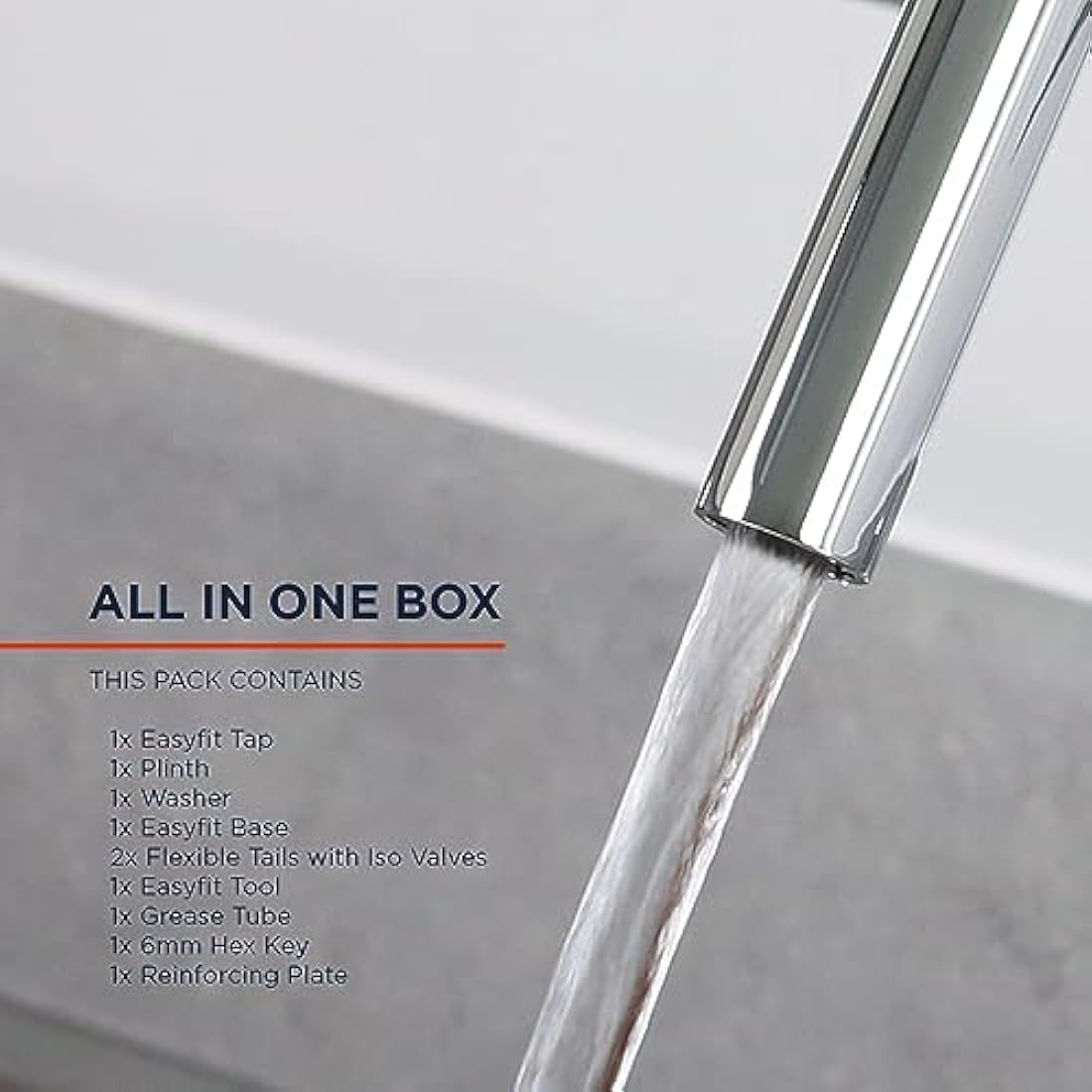 Bristan CSH EFSNK C Cashew Easyfit Kitchen Sink Mixer Tap with Swivel Spout, Chrome