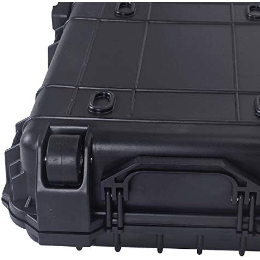 MEIJIA Portable Rolling Waterproof All Weather Hard Rifle Case with Wheels,Customizable Fit Foam Included