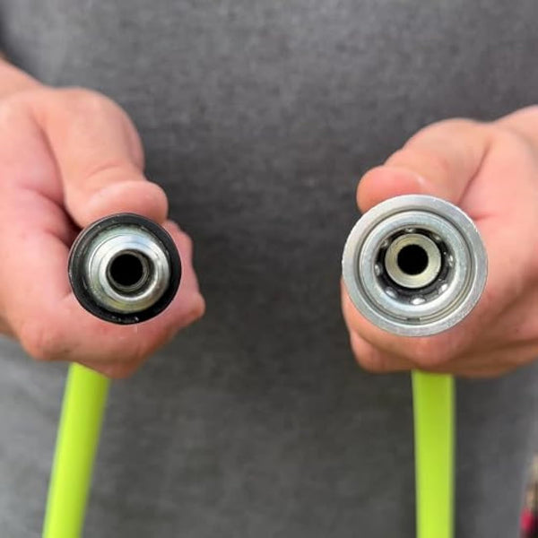 Flexzilla HFZPW426050Q-E 4200 PSI, 50' Pressure Washer Hose, Green, 3/8 in. x 50 ft