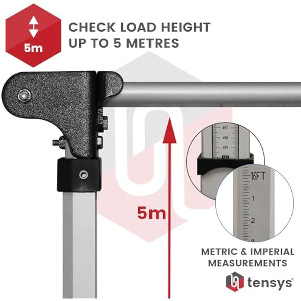 TENSYS - Lorry/Truck/Trailer/Caravan - Telescopic 5m Height Measuring Stick