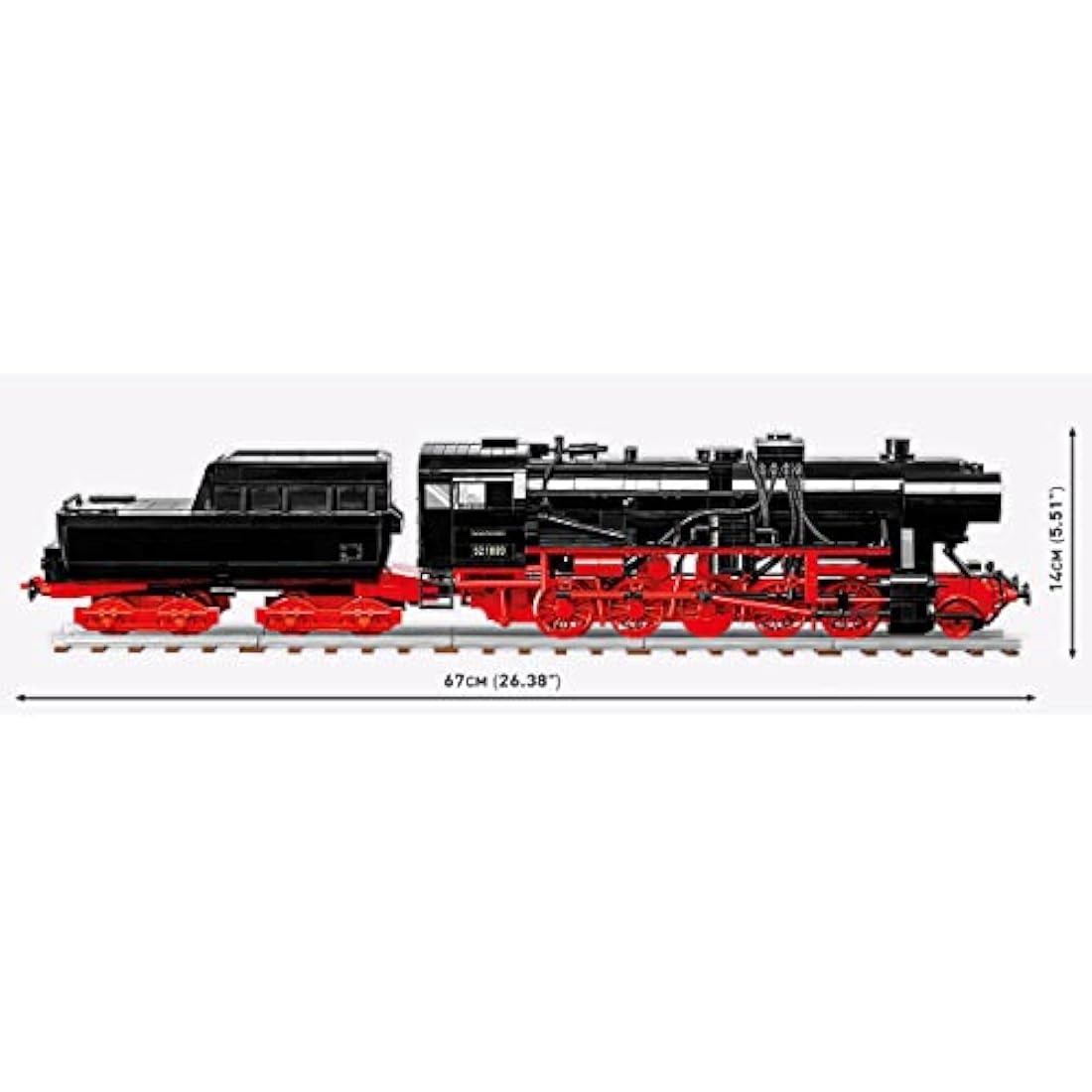 COBI DR BR 52 Steam Locomotive, Black