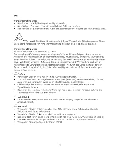 DYMO Rhino 4200 Industrial Label Maker | QWERTY Keyboard & Time-Saving Hot Keys | Durable Label Printer for Job Sites and Heavy-Duty Labelling Jobs