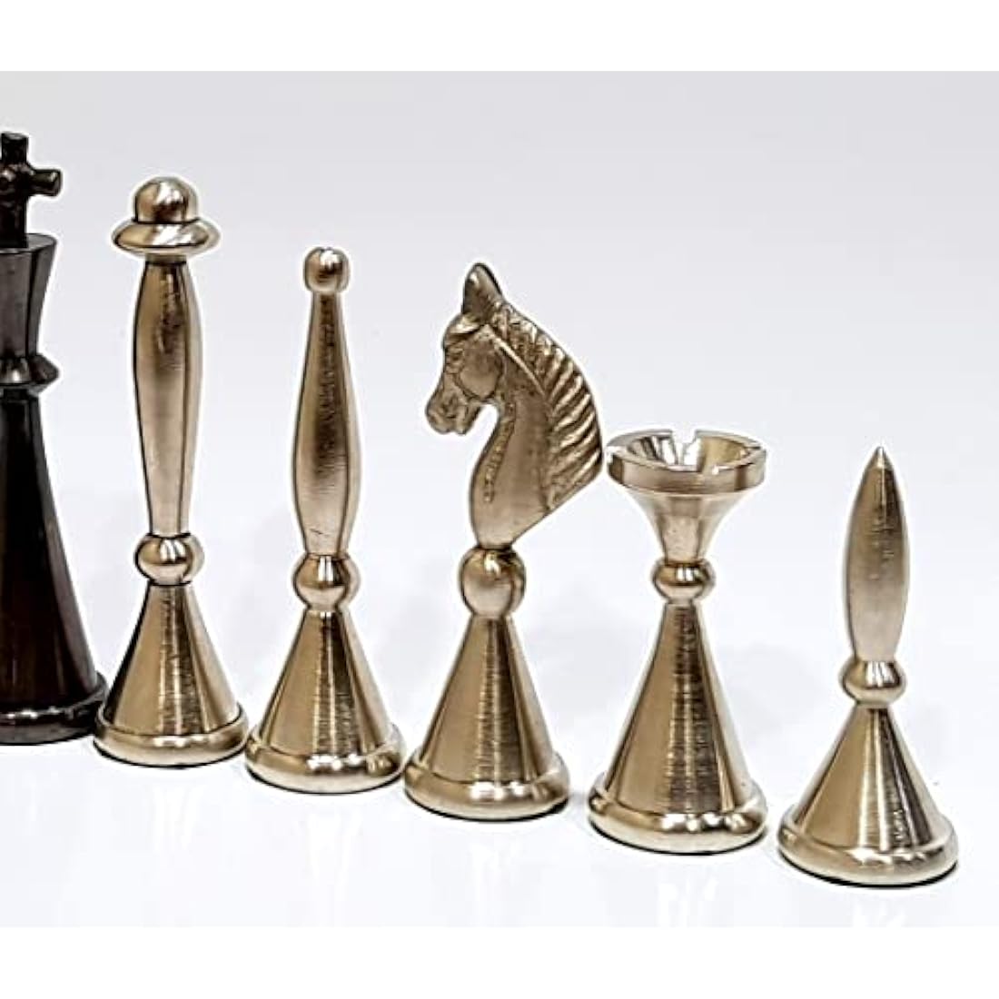 StonKraft Brass Chess Pieces Coins Pawns Chessmen - Copper Metal Chess Pieces