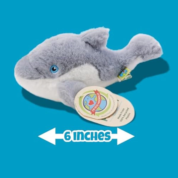 Your Planet Soft Cuddly Eco Plush Toy 15cm (Dolphin)