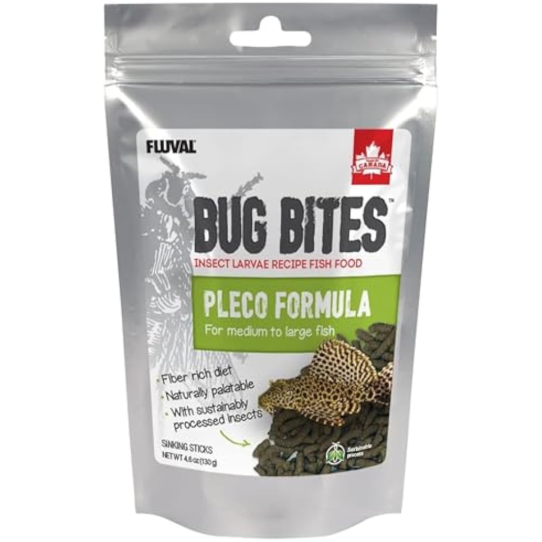 Fluval Bug Bites Bottom Feeder Fish Food 130 g