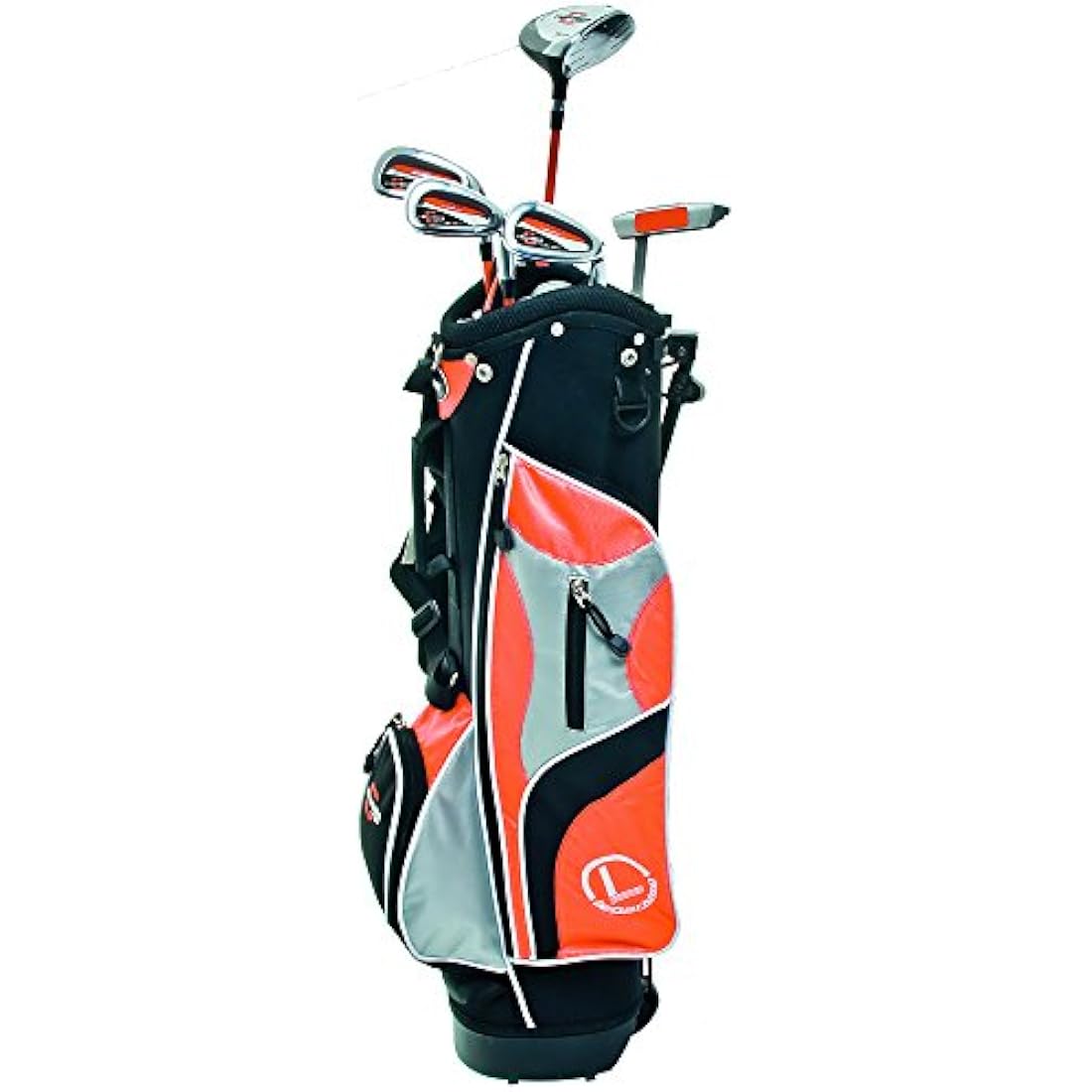 Longridge Junior Challenger Cadet Right Hand Golf Package Set - Orange, 8 Year Plus
