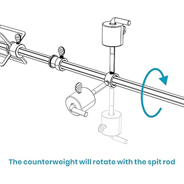Onlyfire Grill Replacement Spit Counter Balance and Bushing
