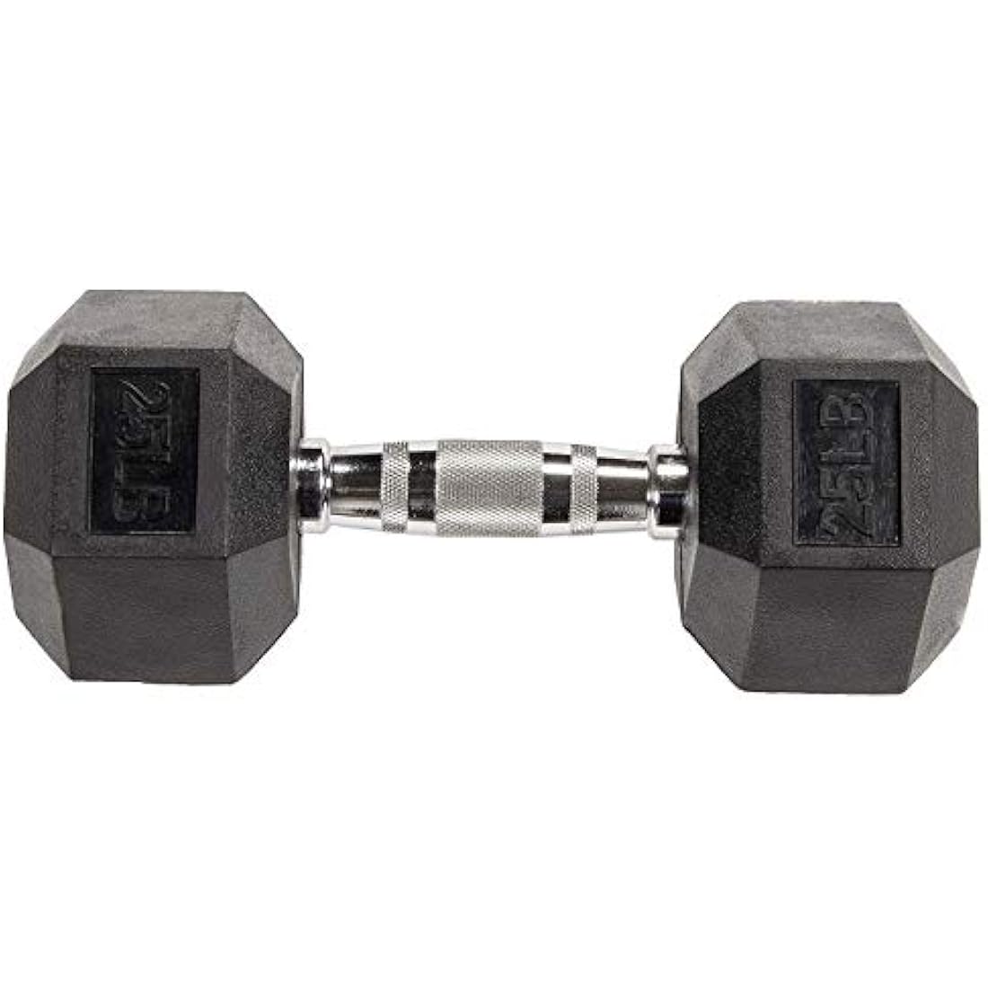 BalanceFrom Rubber Coated Hex Dumbbells in Pairs, Singles or Set