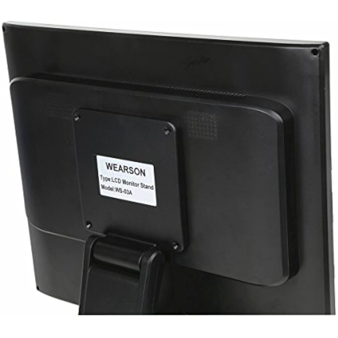 Wearson WS-03A Adjustable LCD Screen Stand Folding Metal Screen Desk Stand With VESA Hole 75x75 100x100mm