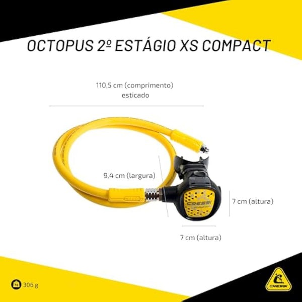 Cressi Octopus - 2nd Stage Scuba Diving Regulator High Quality