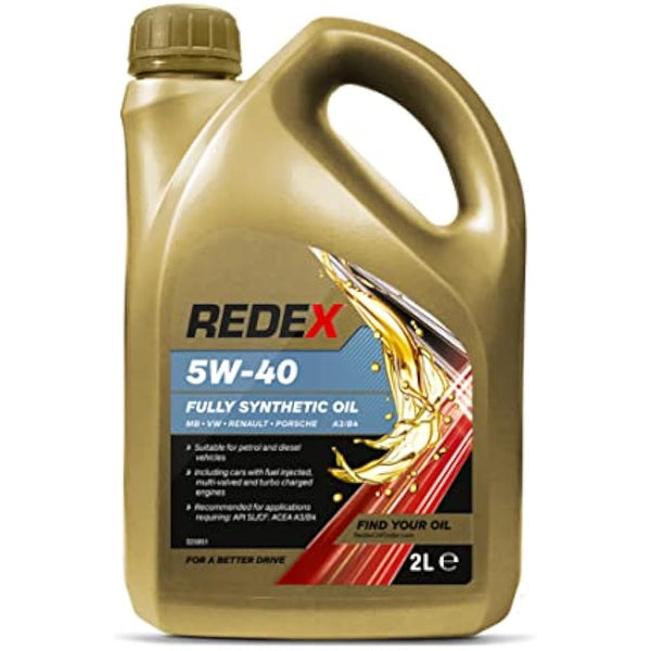 Redex 5w-40 Fully Synthetic Engine Oil MB, VW, RN, 2 Litre