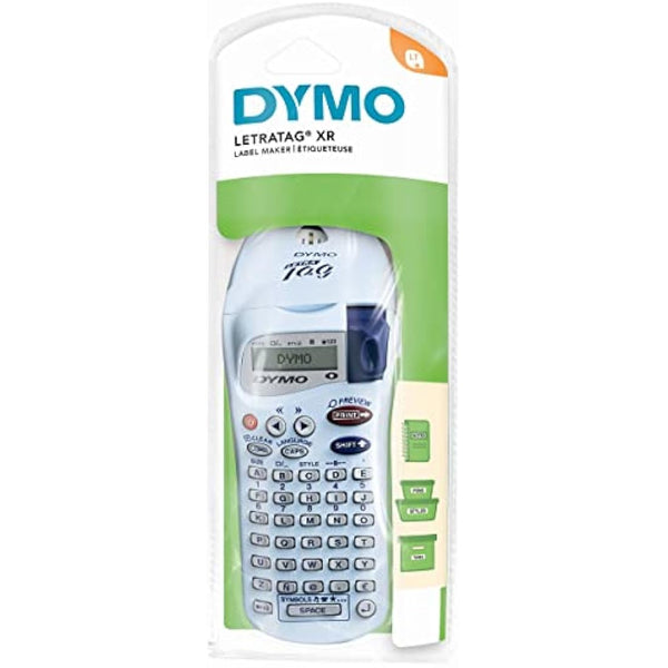 Dymo LetraTag XR Handheld Label Maker | ABC Keyboard Home Label Printer with Easy-to-Use LCD Screen | Grey
