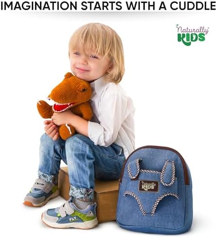 Naturally KIDS Toddler Backpack w Stuffed Animals