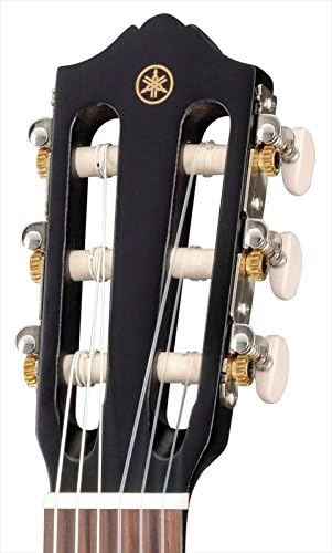 Yamaha Acoustic Guitalele, GL1 – A Hybrid Between Guitar and Ukulele (70 cm) with 6 Strings (3 Nylon/3 Metal Wound, Commonly Known as a Nylon String Set) and Fitted Yamaha Gigbag – Black