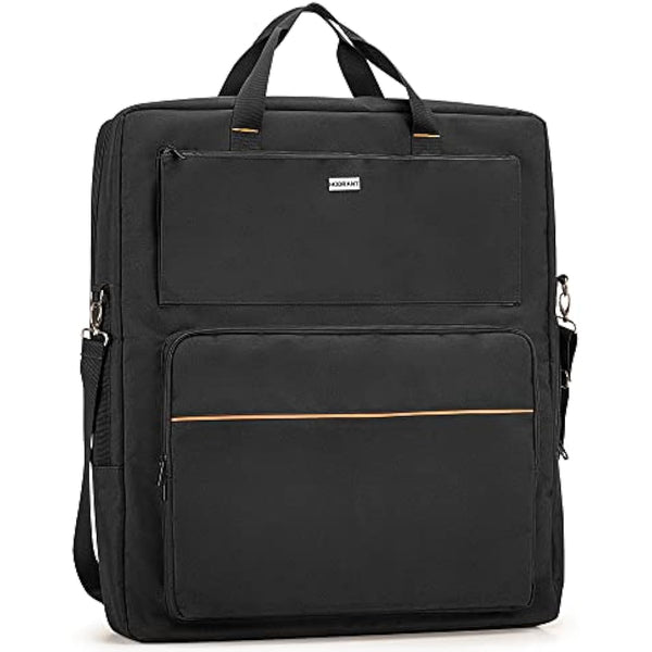 HODRANT Portable Solar Panel Bag Compatible with Jackery Solar Saga 100W 100X 200W, Padded Solar Panel Carrier with Pocket & Shoulder Strap, Double-Layer Travel Carrying Case for 2 Battery Panels