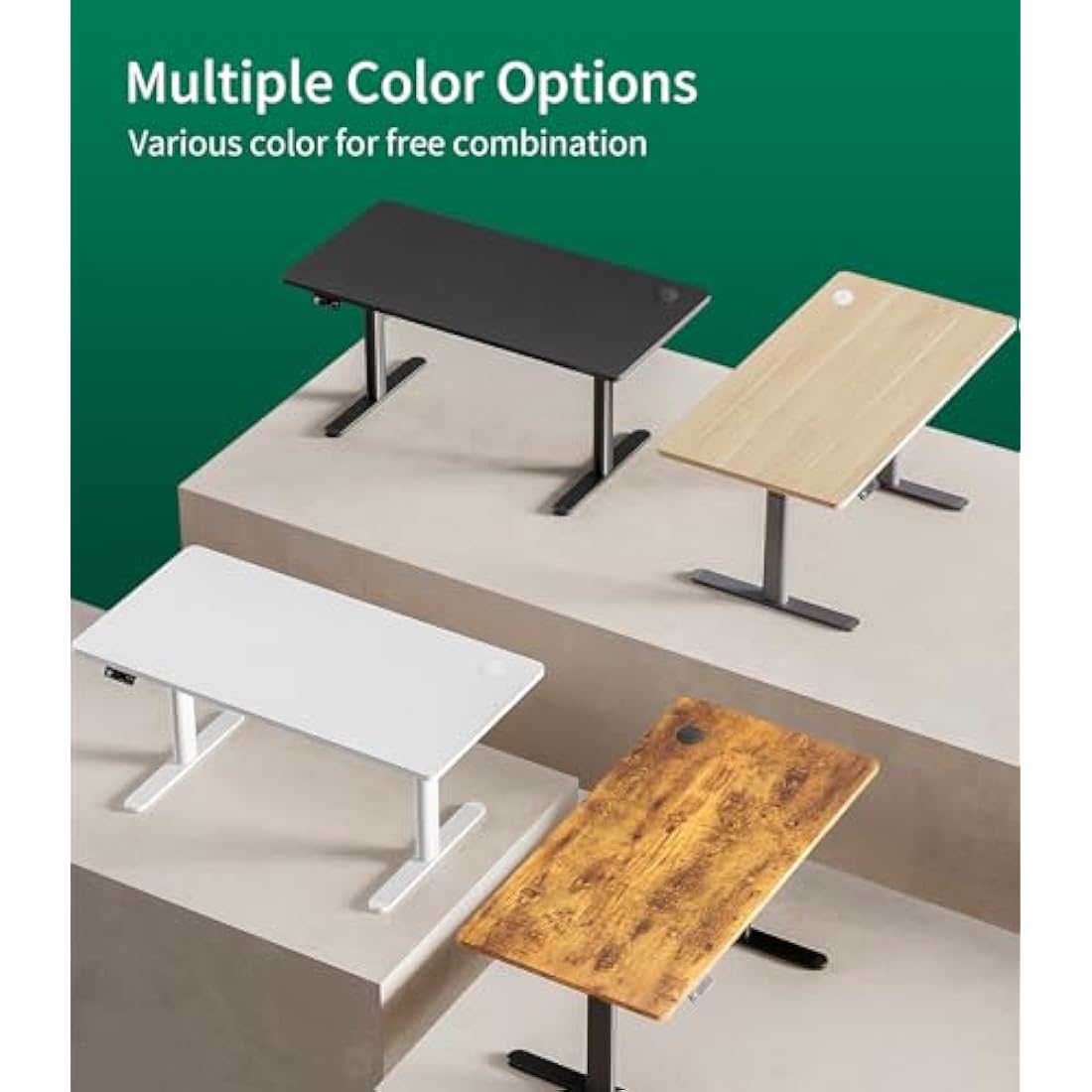 MAIDeSITe Table Top,Desktop for Height Adjustable Electric Standing Desk,160 * 80 * 2.5 cm