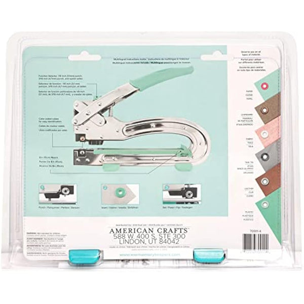 We R Memory Keepers Crop-a-Dile II Big Bite Punch, Aqua