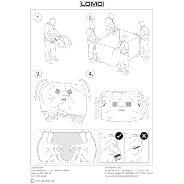 Lomo Emergency Storm Shelter. 4-5 Person Bothy Bag Camping Hillwalking Kayaking