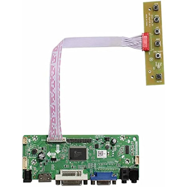 VSDISPLAY VGA DVI Audio LVDs LCD Controller Board for 17" DV170YGZ-N10 DV170YGM-N10 4:3 1280x960 LCD Screen,Work for New Gen Arcade 1up Cabinet