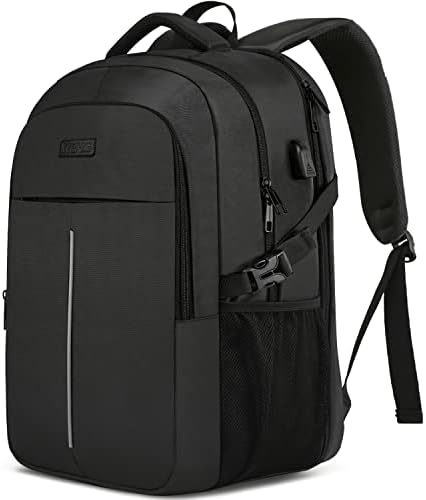 WENIG Laptop Backpack,Extra Large Business Travel Work Computer Rucksack with USB Charging Port