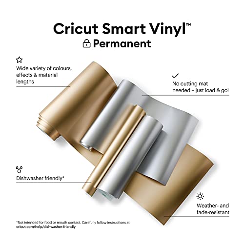 Cricut Smart Vinyl Matte Metallic – Permanent (3.7 m)