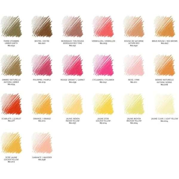 Conte a Paris 2184 Pastel Pencil Set, Assorted, Set of 48