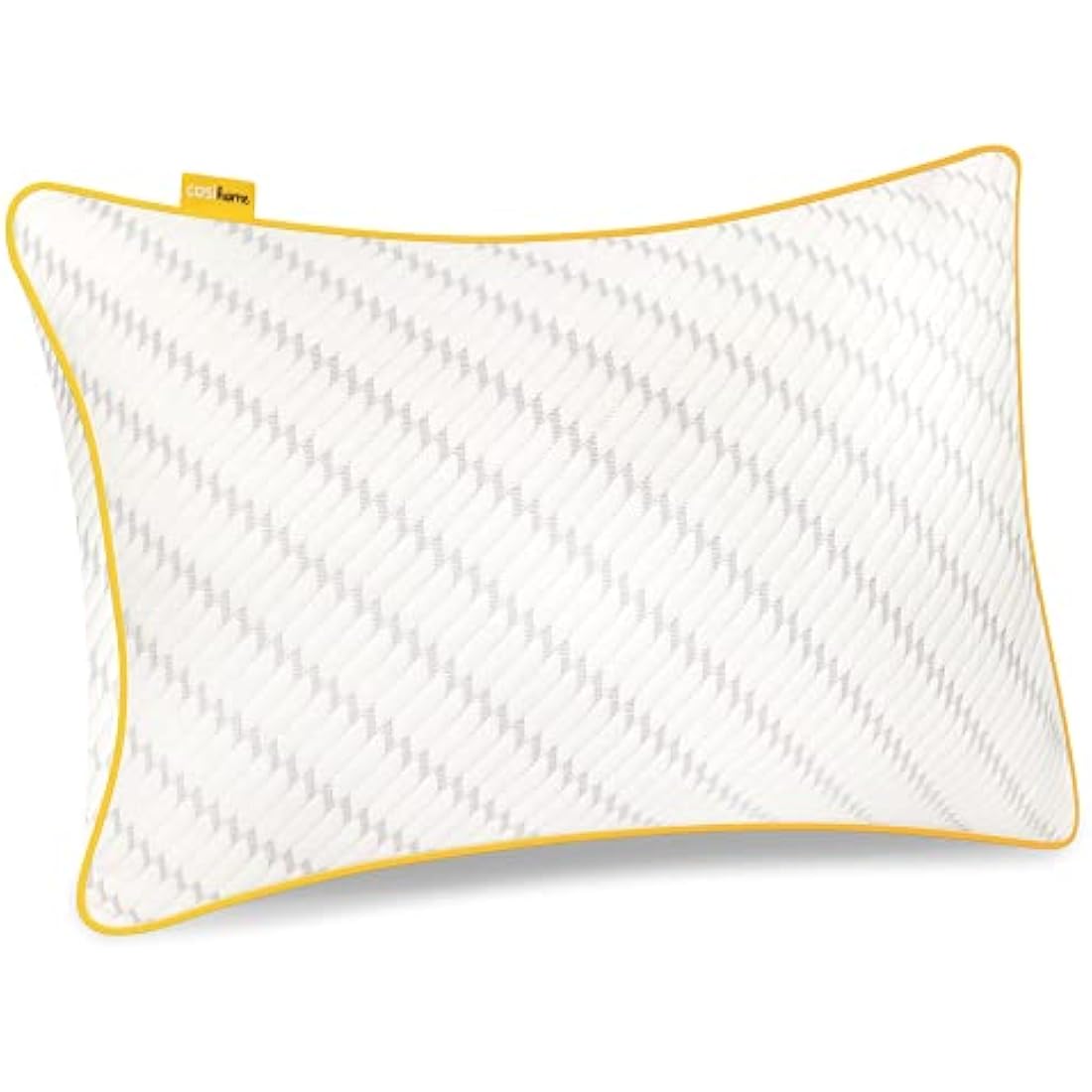 Cosi Home® Luxury Memory Foam Pillow with Bamboo Pillow Cover, Cooling Gel Filling & Adjustable Height - Breathable & Machine Washable for Side, Back & Front Sleepers (Size: 71 x 45cm)